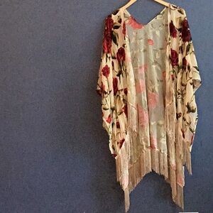 Velvet rose kimono